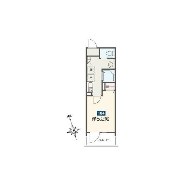 高座渋谷ヒルズ 104号室 間取り