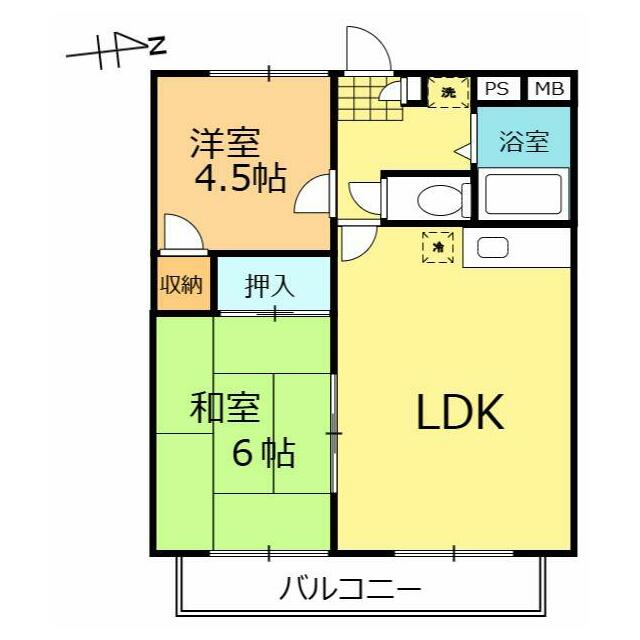 エトアール浜田 間取り