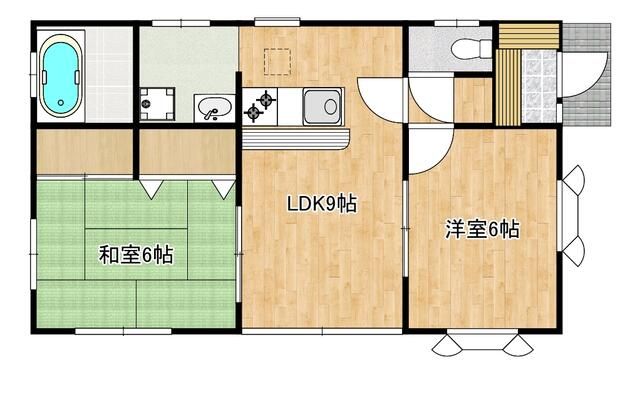 大木貸家 間取り