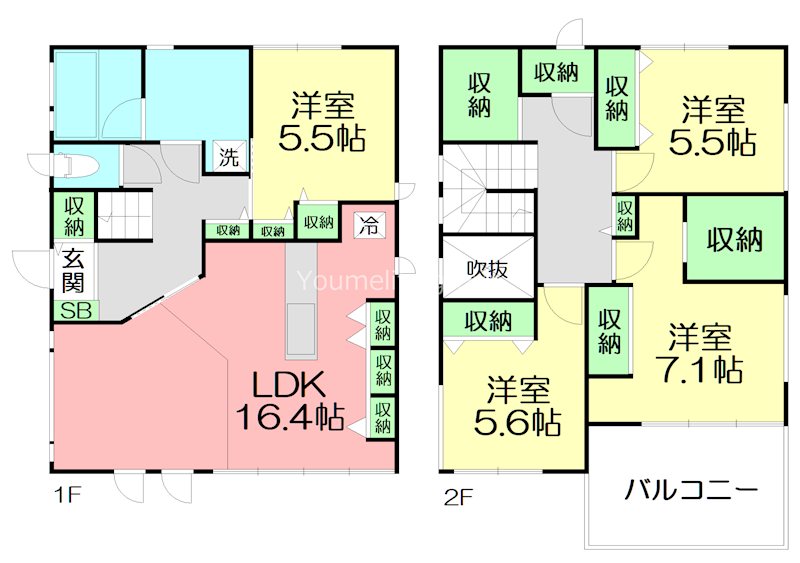 渋沢二丁目貸家 間取り