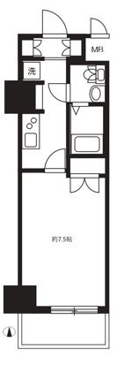 ステラ平塚 514号室 間取り