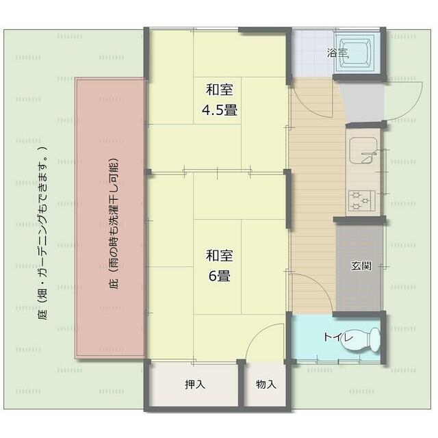 小田原市高田　貸戸建住宅 間取り