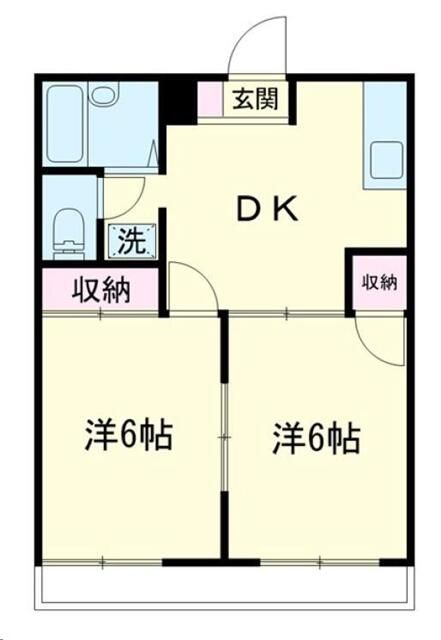 フロムファースト 106号室 間取り