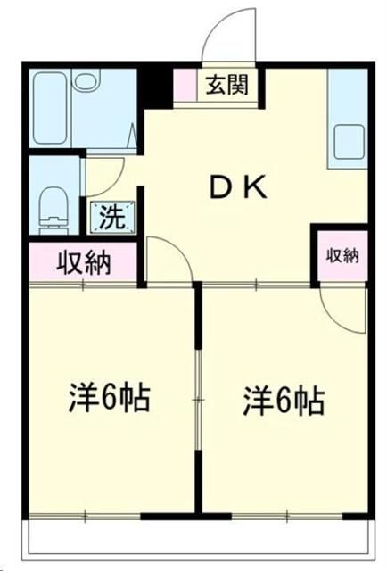 フロムファースト 203号室 間取り