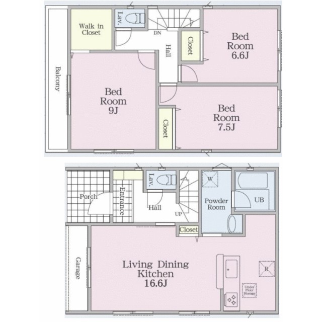 下新田貸家 間取り