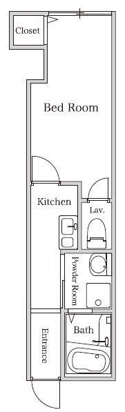 ソフィアエヌ湘南平塚 201号室 間取り