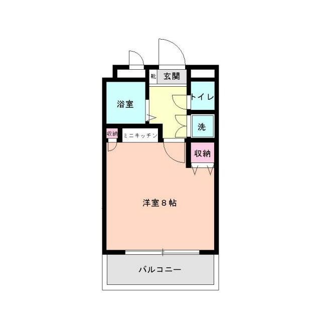 ル・シェルキタカド 107号室 間取り