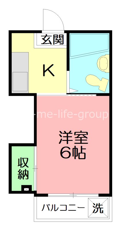 英桜コーポ 103号室 間取り