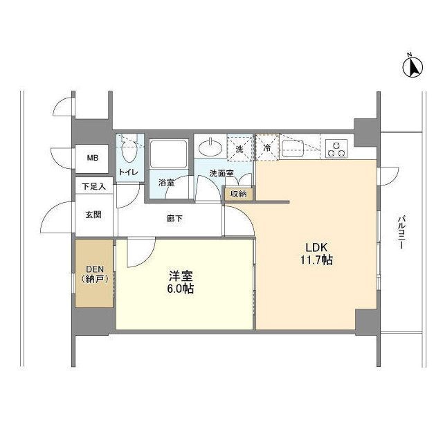 KENEDIX藤沢 502号室 間取り