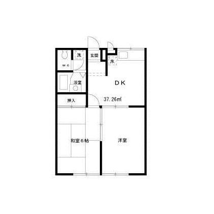 エステートピアマルイI 202号室 間取り