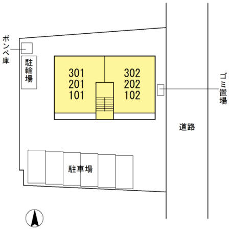 ベルシャイン厚木Ⅱ 間取り