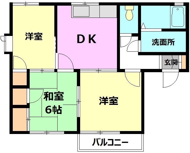 フォーユー桜台伍番館 201号室 間取り