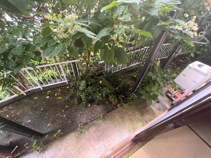 大町コーポ２ ベランダ