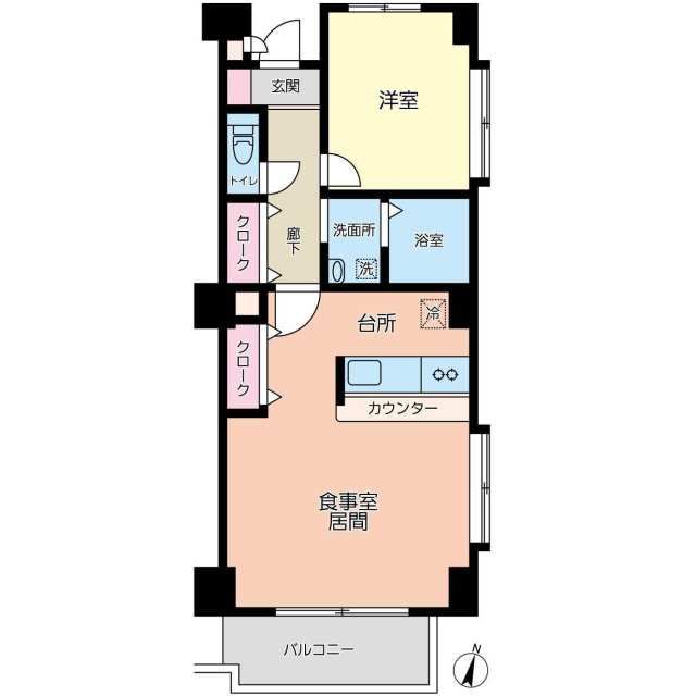 湘南スカイビラ 402号室 間取り