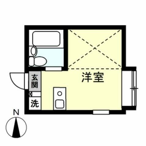 パンシオン湘南台Ｎｏ．２ 201号室 間取り