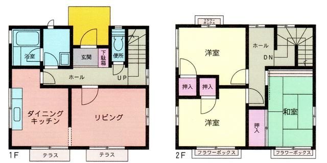 浜田町貸家 間取り