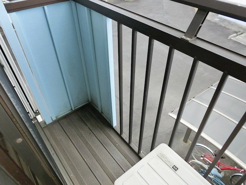 山王ハイツA ベランダ