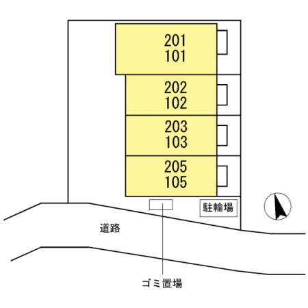 エスポワール鵠沼 駐車場