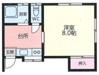 第２こまくさ荘 間取り