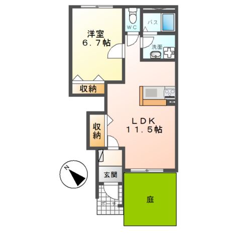 コモハナ・ヴィラ 間取り