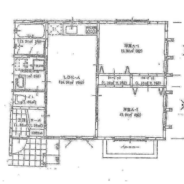 スパローヒルズⅡ 101号室 間取り