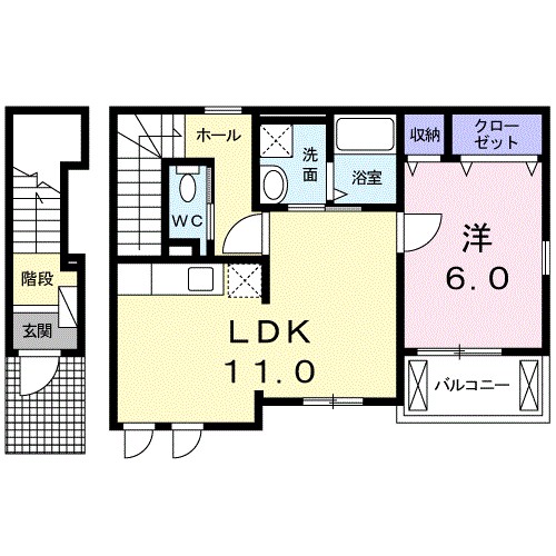 サンリット　ユー 202号室 間取り
