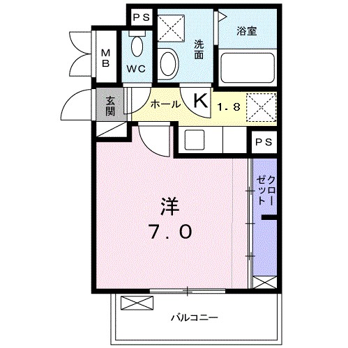サニーレジデンス 203号室 間取り