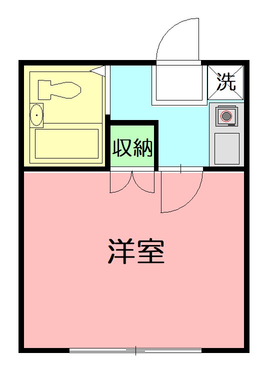 コーラル鵠沼 0104号室 間取り