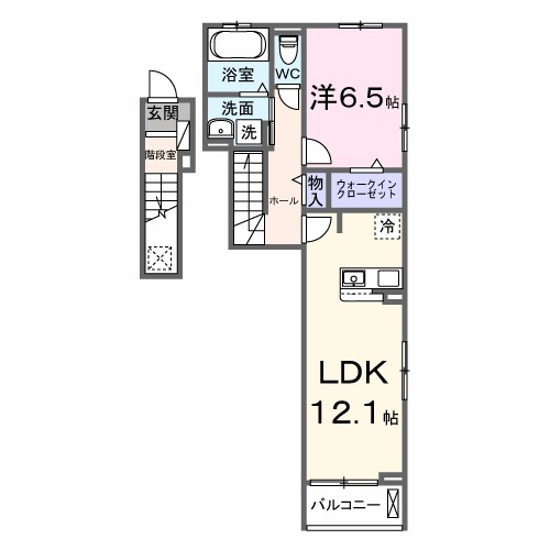 サンフィールド ガーデン 201号室 間取り