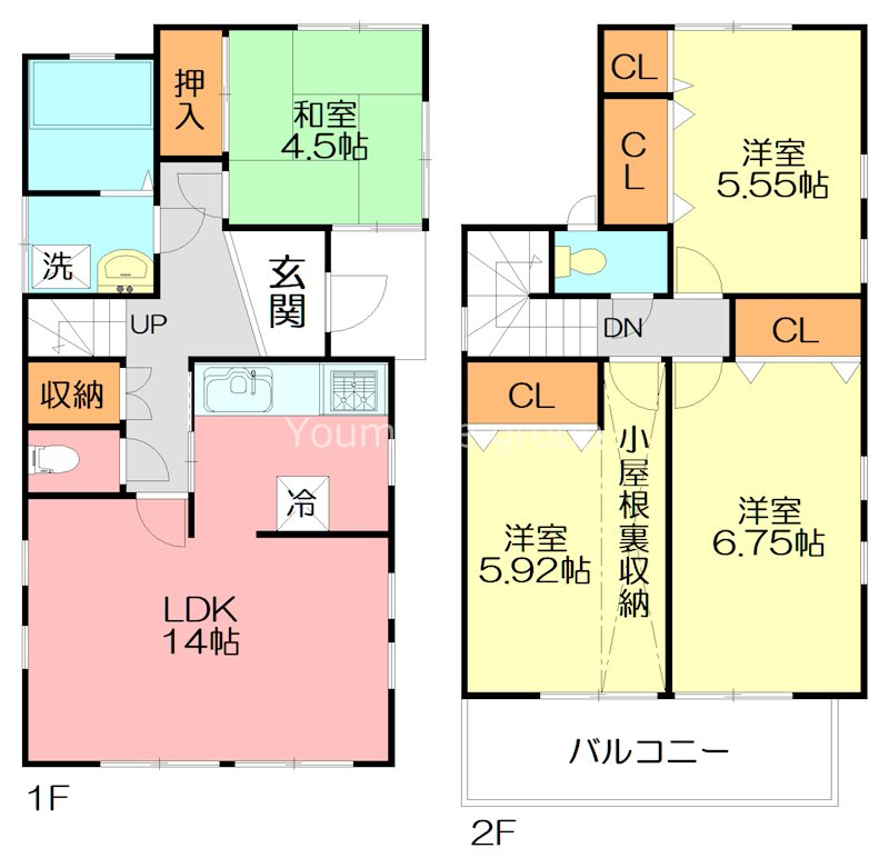 浜竹４丁目戸建 間取り