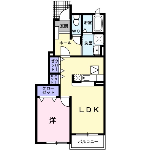 ベル　フォーレ 102号室 間取り