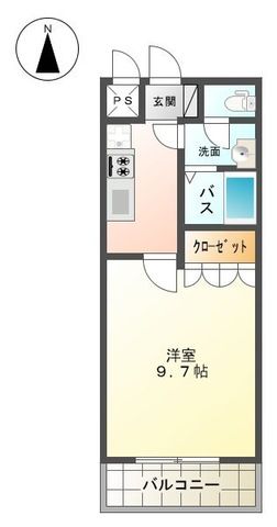 プランドールＹ&rsquo;ｓ　Ⅱ 0202号室 間取り