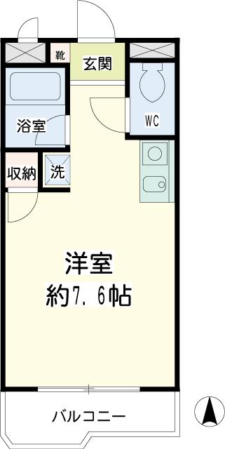 ロアールハイツ 00502号室 間取り