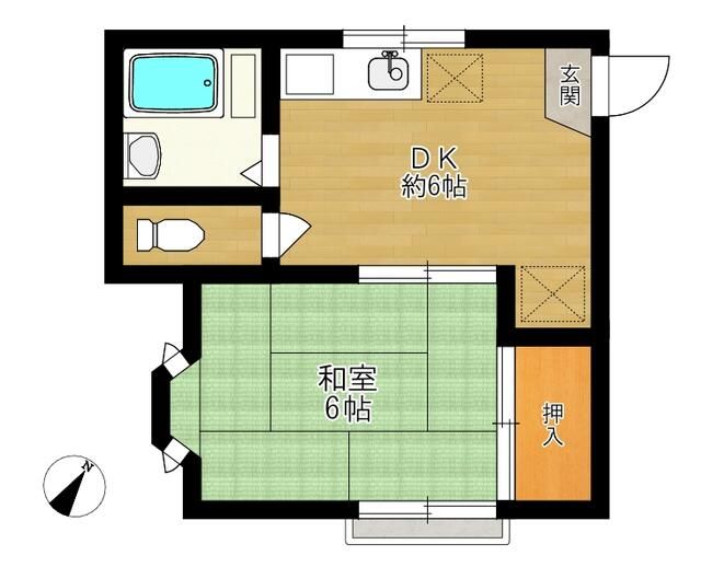 鵠沼レジデンス 103号室 間取り