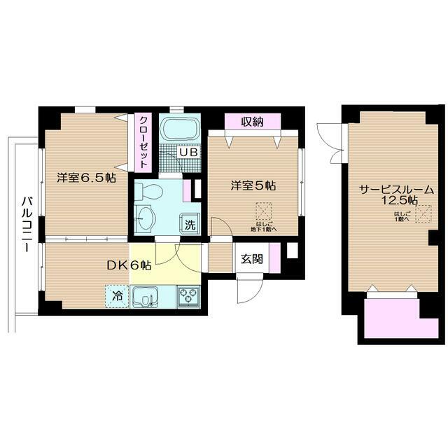 ヨコハマベルフラッツEAST 4号室 間取り