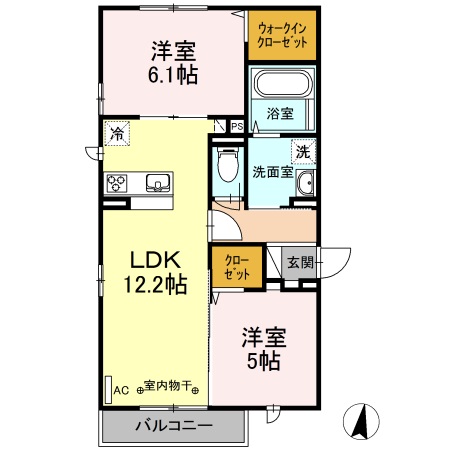 サークルモコ　湘南台 301号室 間取り