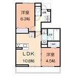 アジュールs 103号室 間取り