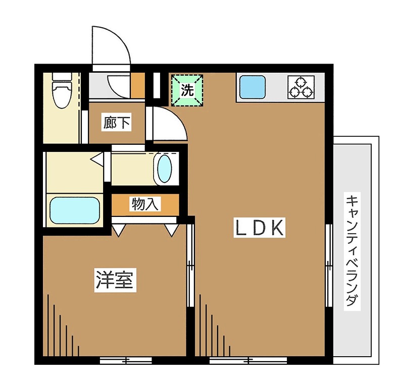 レジデンス戸塚 203号室 間取り