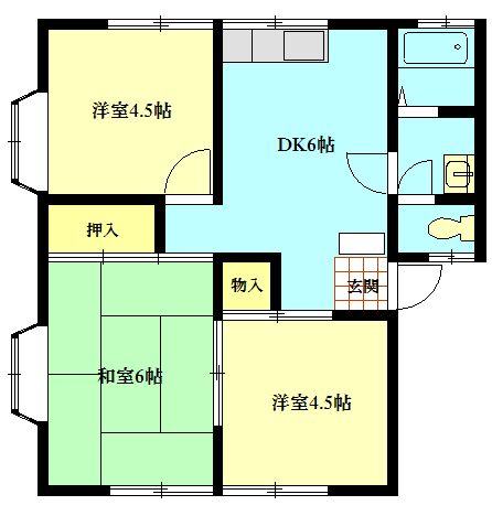 ケーアイレジデンス 102号室 間取り