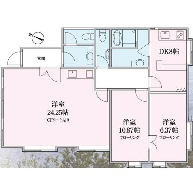 第７明智ビル 301号室 間取り