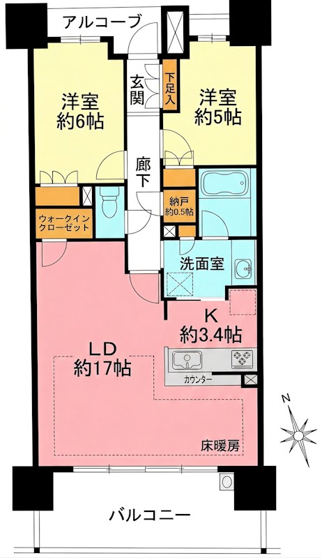 ザ・パークハウス茅ヶ崎 間取り