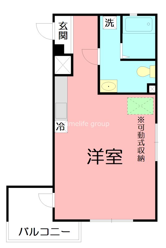 グラーテス・ワン 405号室 間取り