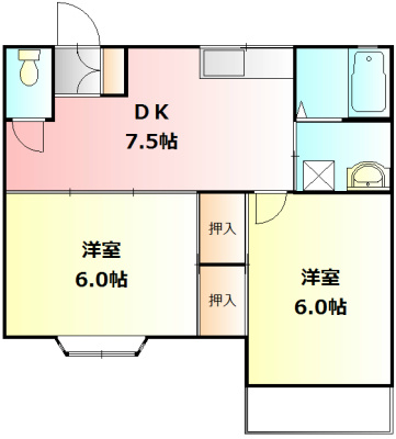 ドゥエルジョイ 101号室 間取り