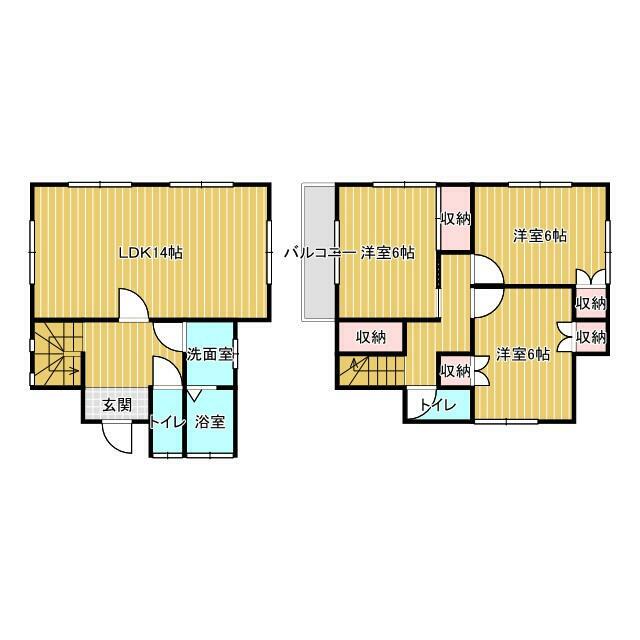 山崎貸家 間取り