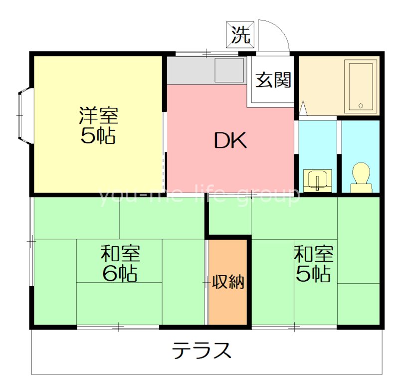 シャトレープルミエC 201号室 間取り
