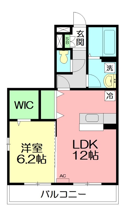 ディアコート湘南 305号室 間取り