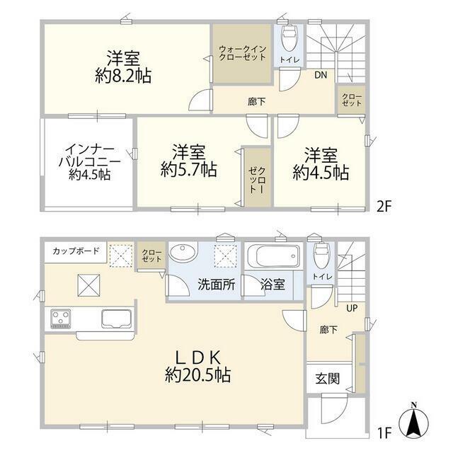 平塚市纒１丁目住宅（０００５７３１） 間取り