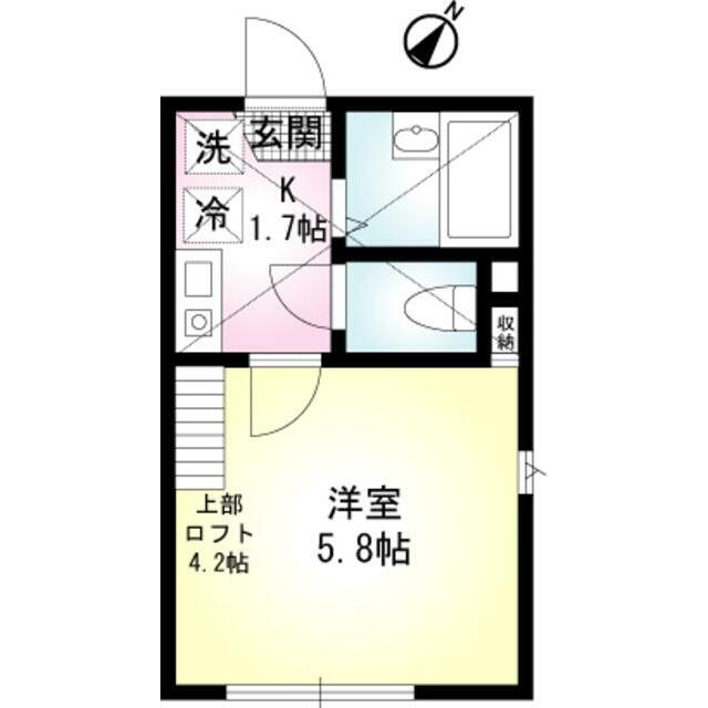 ナチュール湘南台 201号室 間取り