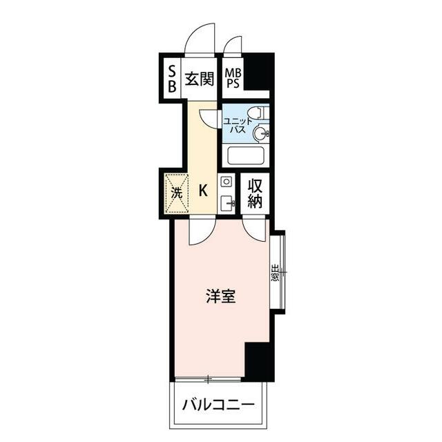 マイナビＳＴＡＹパレス平塚駅北口（シルフィード平塚） 805号室 間取り