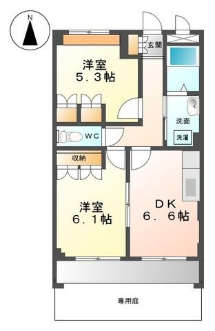 TH・ルミナス 106号室 間取り